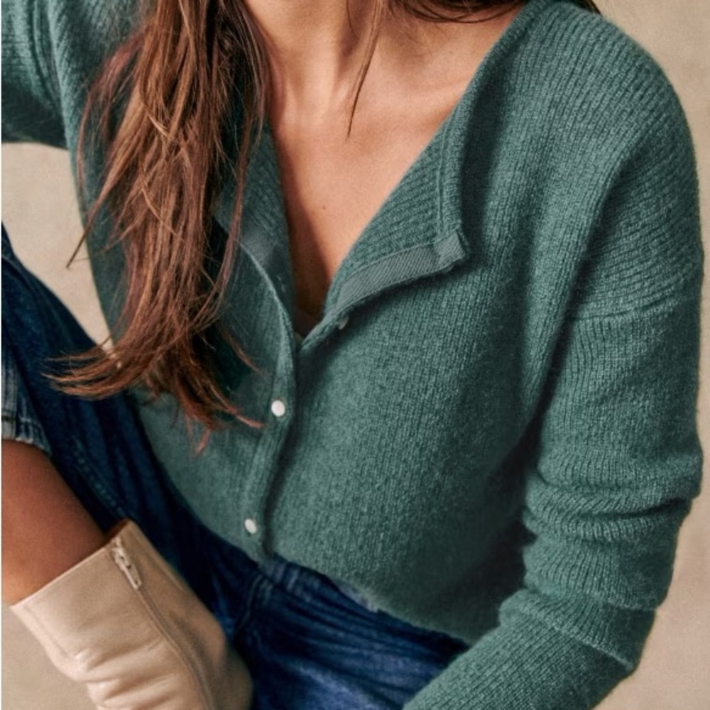 Gaspard Cardigan, Sage, S